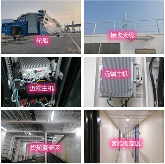 港口镇海上游轮轮船渔船覆盖案例